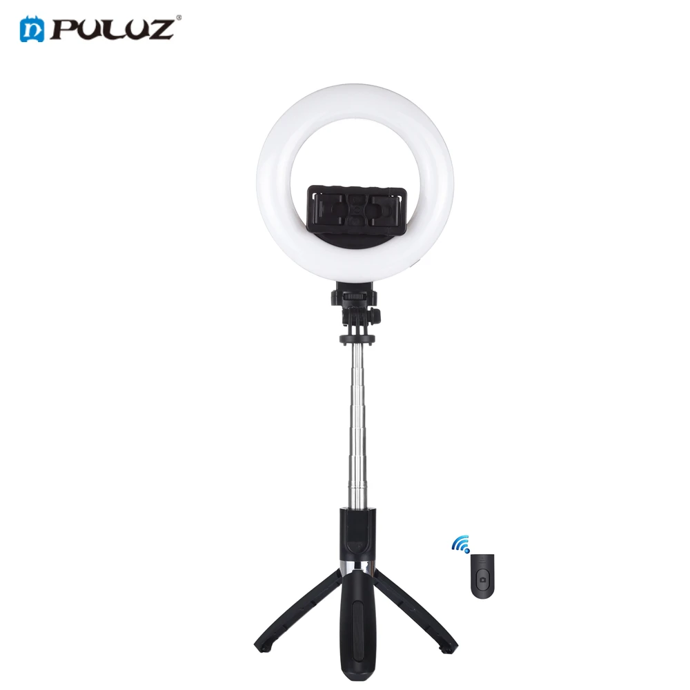 Original PULUZ 5.0 inch 12.7cm selfie ring light selfie stick with BT control led ring light, Black
Original PULUZ 5.0 inch 12.7cm selfie ring light selfie stick with BT control led ring light, Black