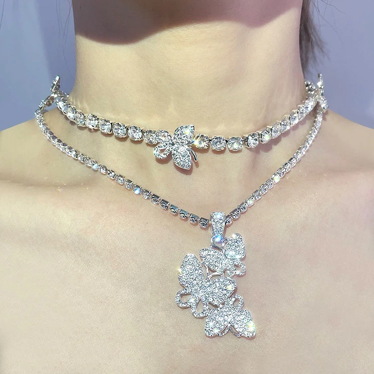 New arrivals 18k gold plated diamond butterfly cuban necklace for women 2021, Picture
New arrivals 18k gold plated diamond butterfly cuban necklace for women 2021, Picture