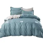 Home textile wholesale bedding sanding sheets double four pieces sets soft quilt