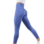 Free sample high quality high waist seamless sexy womens butt lift gym 7/8 leggings fitness deporte