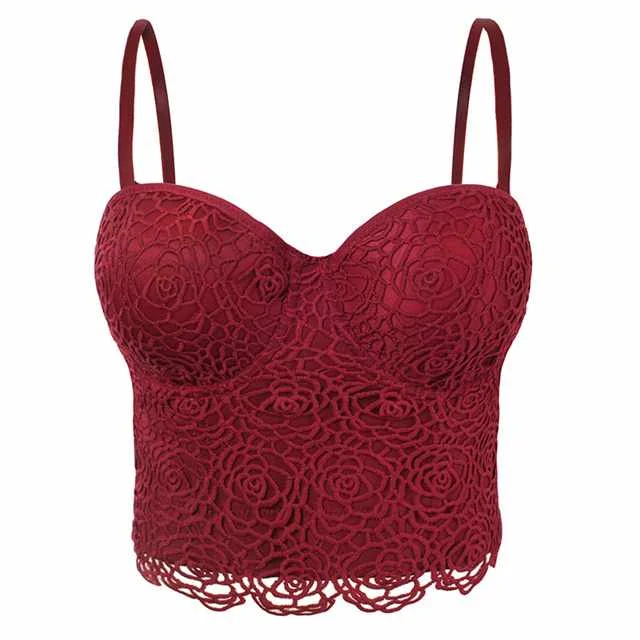 Rose Flower Lace Slim Nightclub Low-cut Camisole Trendy Small Breast Trendy Fan Back Sling, Picture color
Rose Flower Lace Slim Nightclub Low-cut Camisole Trendy Small Breast Trendy Fan Back Sling, Picture color