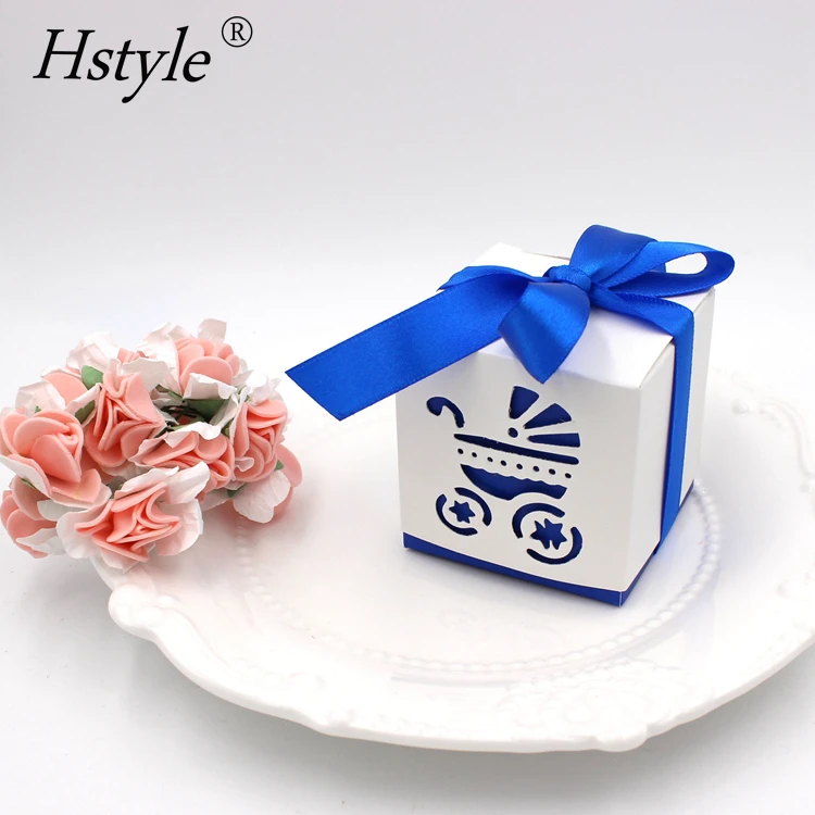 carriage favor box bomboniere gift candy boxes baby shower party
