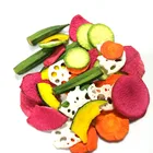 Low temperature private label snacks mixed fruit&vegetable chips