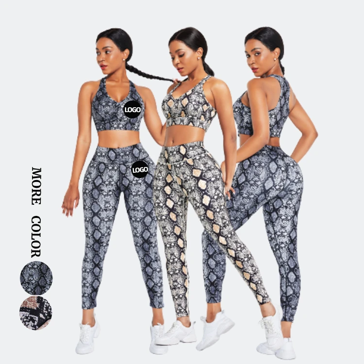 New Pattern Snake Print Fitness & Yoga Wear Sport Bras And Leggings Womens Activewear
New Pattern Snake Print Fitness & Yoga Wear Sport Bras And Leggings Womens Activewear