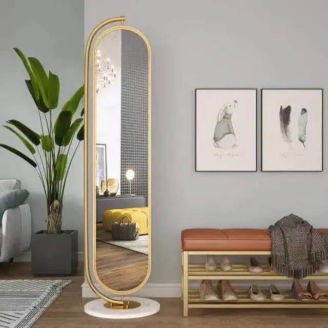 Factory Wholesale Fashion Full Body Mirror Makeup Bedroom Furniture Full Length Mirror Rotatable Modern Simple Floor Mirror
Factory Wholesale Fashion Full Body Mirror Makeup Bedroom Furniture Full Length Mirror Rotatable Modern Simple Floor Mirror