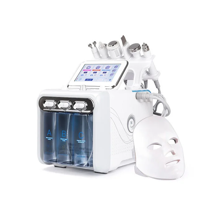 LED PDT facial cover Oxygen Jet water deep skin cleanse dermabrasion rf ultrasound machine, White
LED PDT facial cover Oxygen Jet water deep skin cleanse dermabrasion rf ultrasound machine, White