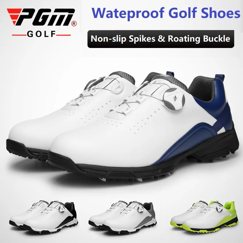 Pgm Waterproof Sneakers Mens Golf Shoes Breathable Fitness Training Golf Shoe Man Non-Slip Rotating Buckle Golf Trainers
Pgm Waterproof Sneakers Mens Golf Shoes Breathable Fitness Training Golf Shoe Man Non-Slip Rotating Buckle Golf Trainers