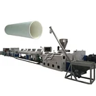 Plastic PVC drain conduit water supply pipe extruder extrusion extruding making machine price