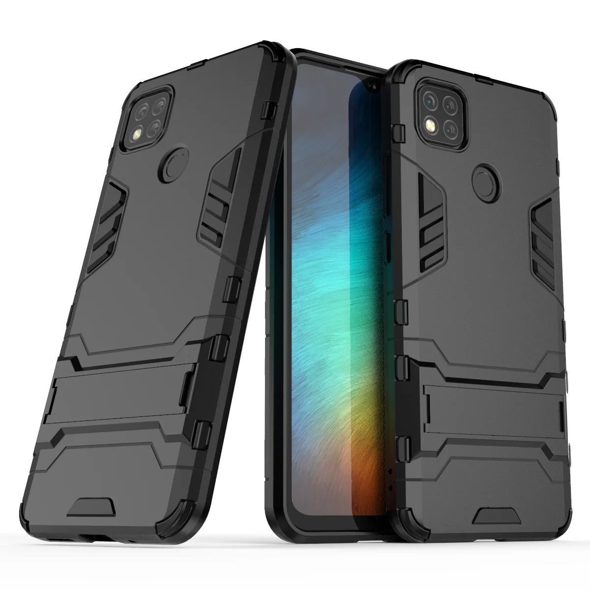 Factory Price Iron Bear Series 2 in 1 Hard PC + Soft TPU Combination cell phone cover case for xiaomi redmi 9c
Factory Price Iron Bear Series 2 in 1 Hard PC + Soft TPU Combination cell phone cover case for xiaomi redmi 9c