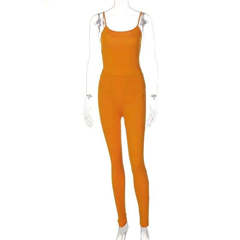 2021 New summer slim sling jumpsuit tight-fitting casual ladies suit set, Picture color
2021 New summer slim sling jumpsuit tight-fitting casual ladies suit set, Picture color