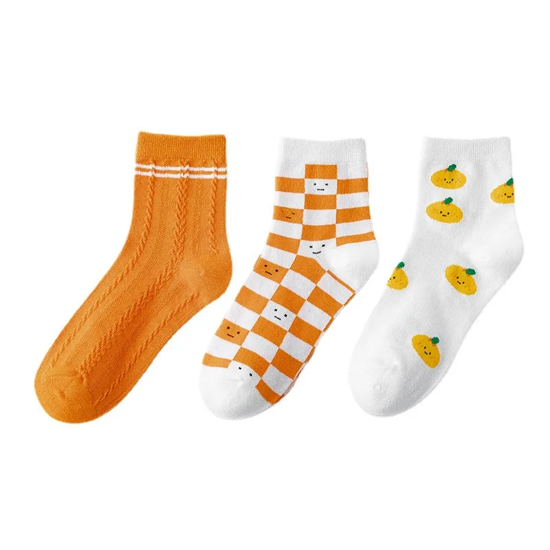 New summer Girl Love Fruit Pattern Student Tube Socks Fashion Combed Cotton Ankle Socks Women, White, orange accept custom
New summer Girl Love Fruit Pattern Student Tube Socks Fashion Combed Cotton Ankle Socks Women, White, orange accept custom