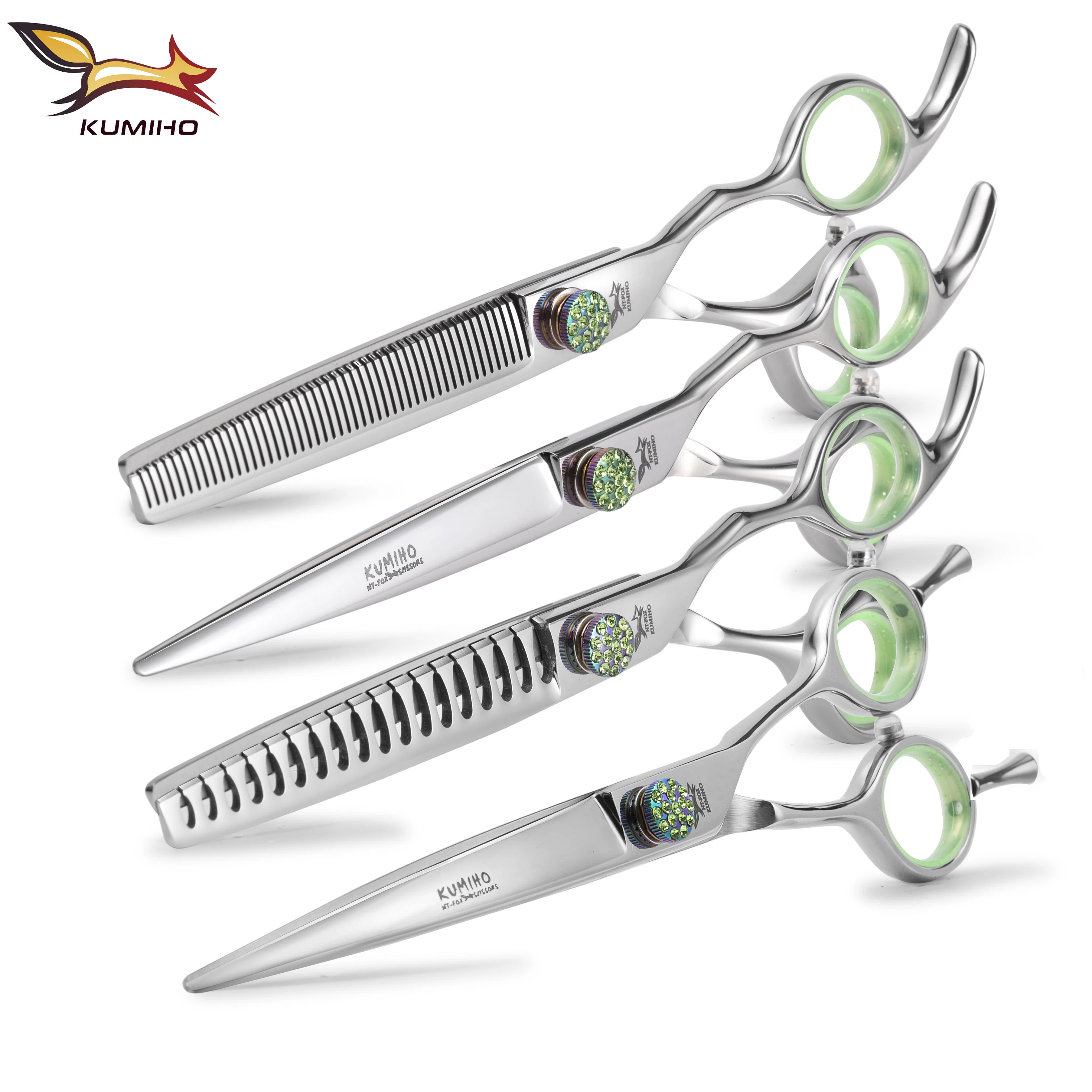 XLBS-70 XLBS-75 pet grooming scissors 4pcs kit cutter chunker thinner and curve scissors high quality 7 and 7.5inch available, Mirror polished
XLBS-70 XLBS-75 pet grooming scissors 4pcs kit cutter chunker thinner and curve scissors high quality 7 and 7.5inch available, Mirror polished