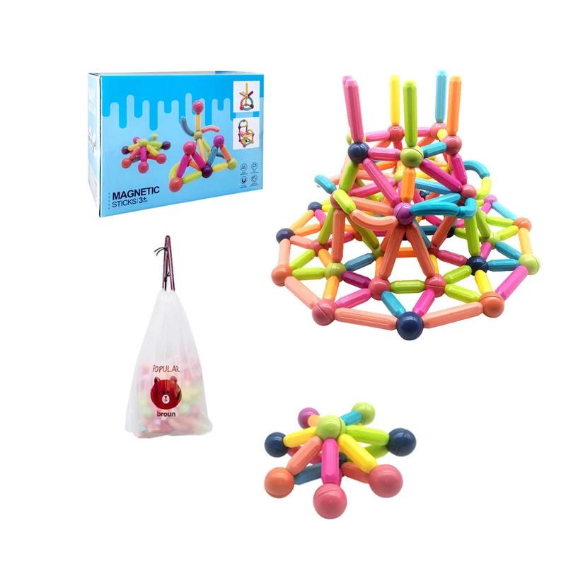 25 36 64 100 140pcs Magnetic Blocks Building Sticks And Balls Magnets Set Intelligent Educational Building Toy For Kids
25 36 64 100 140pcs Magnetic Blocks Building Sticks And Balls Magnets Set Intelligent Educational Building Toy For Kids