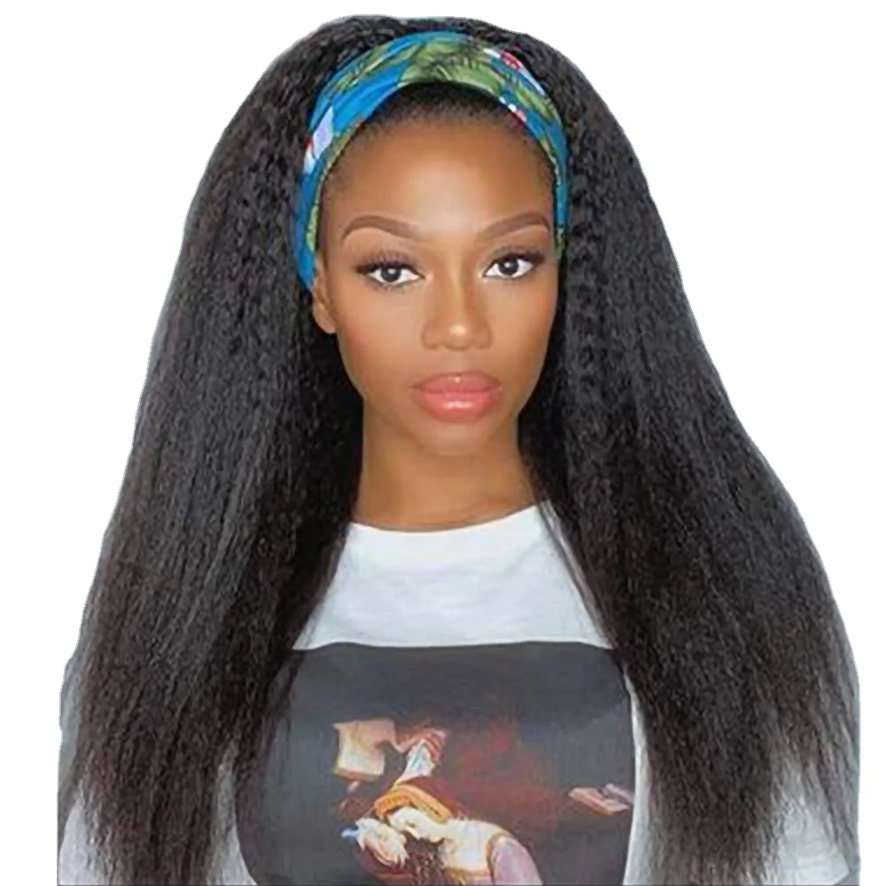 DIVA1 Kinky Straight Headband Italian Human Hair Wig for Black Women, Easy to Wear Wig with Black Headband 150 Density 16 inch
DIVA1 Kinky Straight Headband Italian Human Hair Wig for Black Women, Easy to Wear Wig with Black Headband 150 Density 16 inch