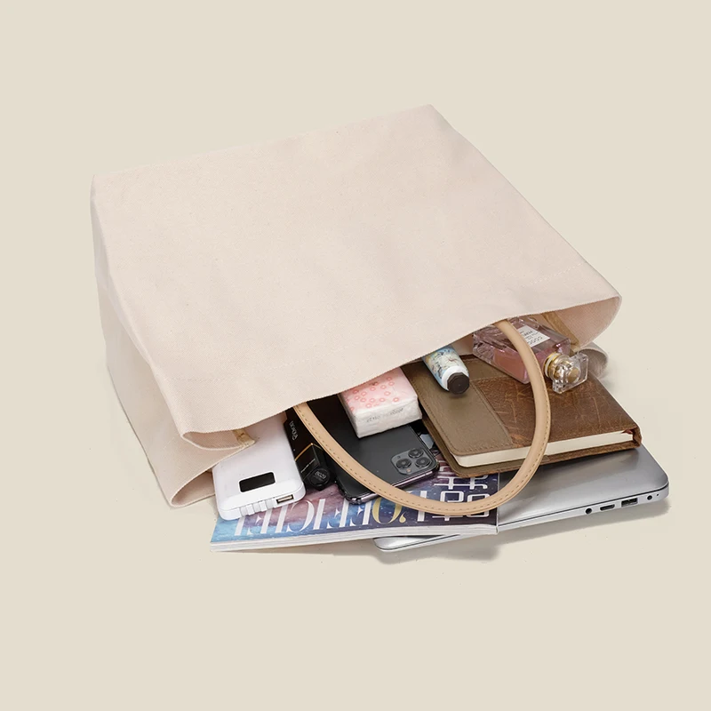 Ladies Square Shopping Bag Large-capacity Super Strong Girl Canvas Book Bag Reusable Simplicity Blank Shoulder Canvas Tote Bag, As show
Ladies Square Shopping Bag Large-capacity Super Strong Girl Canvas Book Bag Reusable Simplicity Blank Shoulder Canvas Tote Bag, As show