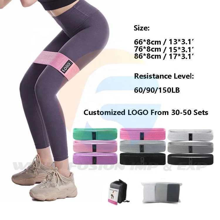 Fusion 3 Packs Super Elastic Anti Slip Fabric Exercise Resistance Booty Bands for 3 Resistance levels Women Hip Workout Band, Green,pink,grey,white,black
Fusion 3 Packs Super Elastic Anti Slip Fabric Exercise Resistance Booty Bands for 3 Resistance levels Women Hip Workout Band, Green,pink,grey,white,black