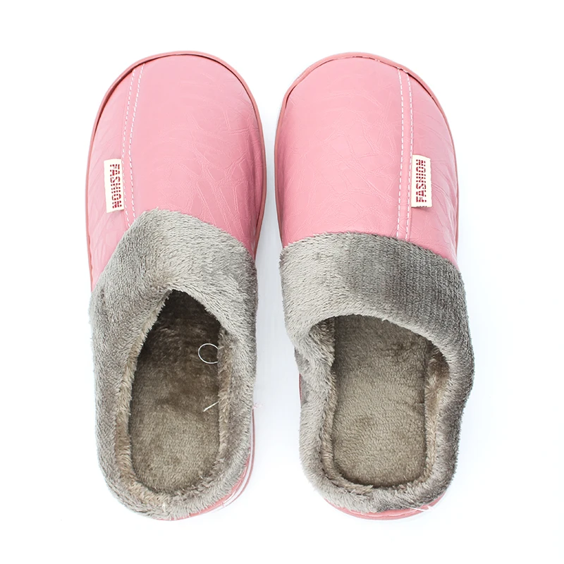 Custom logo men and women winter new cotton slippers PU waterproof slippers durable home furnishing men's slippers, Customized color
Custom logo men and women winter new cotton slippers PU waterproof slippers durable home furnishing men's slippers, Customized color