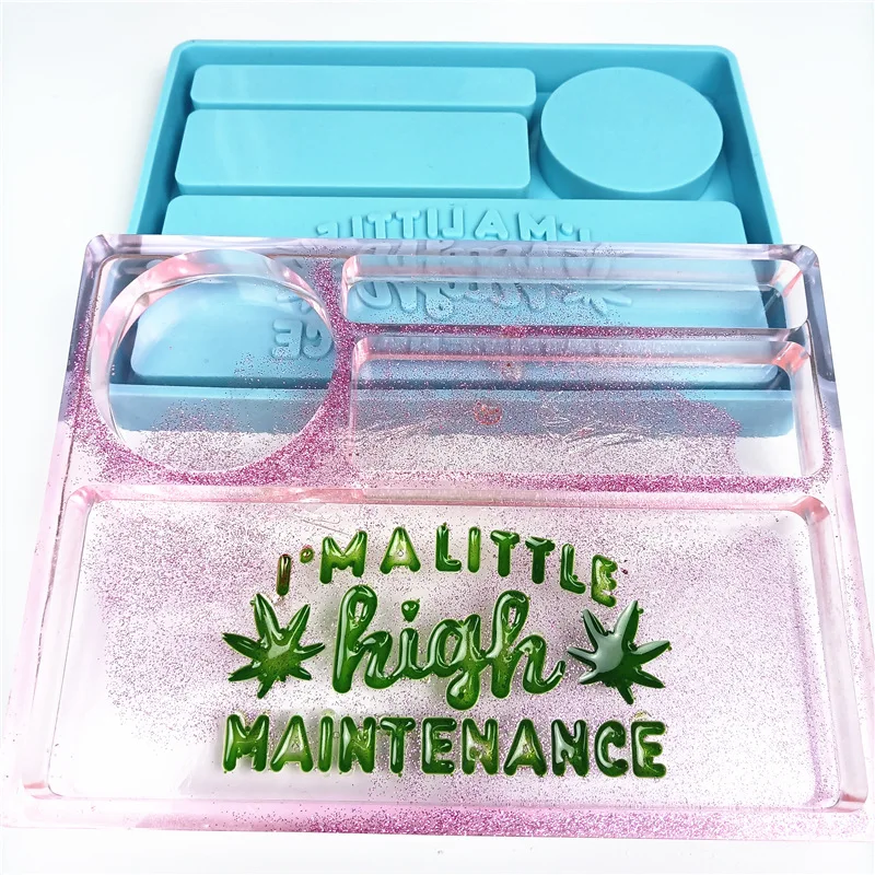 High Maintenance Rolling tray resin Silicone Mold Cosmetic tray roll up tray Silicone mold, Blue
High Maintenance Rolling tray resin Silicone Mold Cosmetic tray roll up tray Silicone mold, Blue