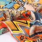 Scarf Custom Low Moq Big Custom Women Digital Printing Satin Silk Scarf Square Scarves Ladies