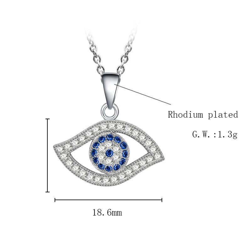 Fukarni 1.3 Gram 47 PCS Zircon Diamond Blue Eye Rhodium Plated 925 Sterling Silver Vintage Pendants Gift FKP004
Fukarni 1.3 Gram 47 PCS Zircon Diamond Blue Eye Rhodium Plated 925 Sterling Silver Vintage Pendants Gift FKP004