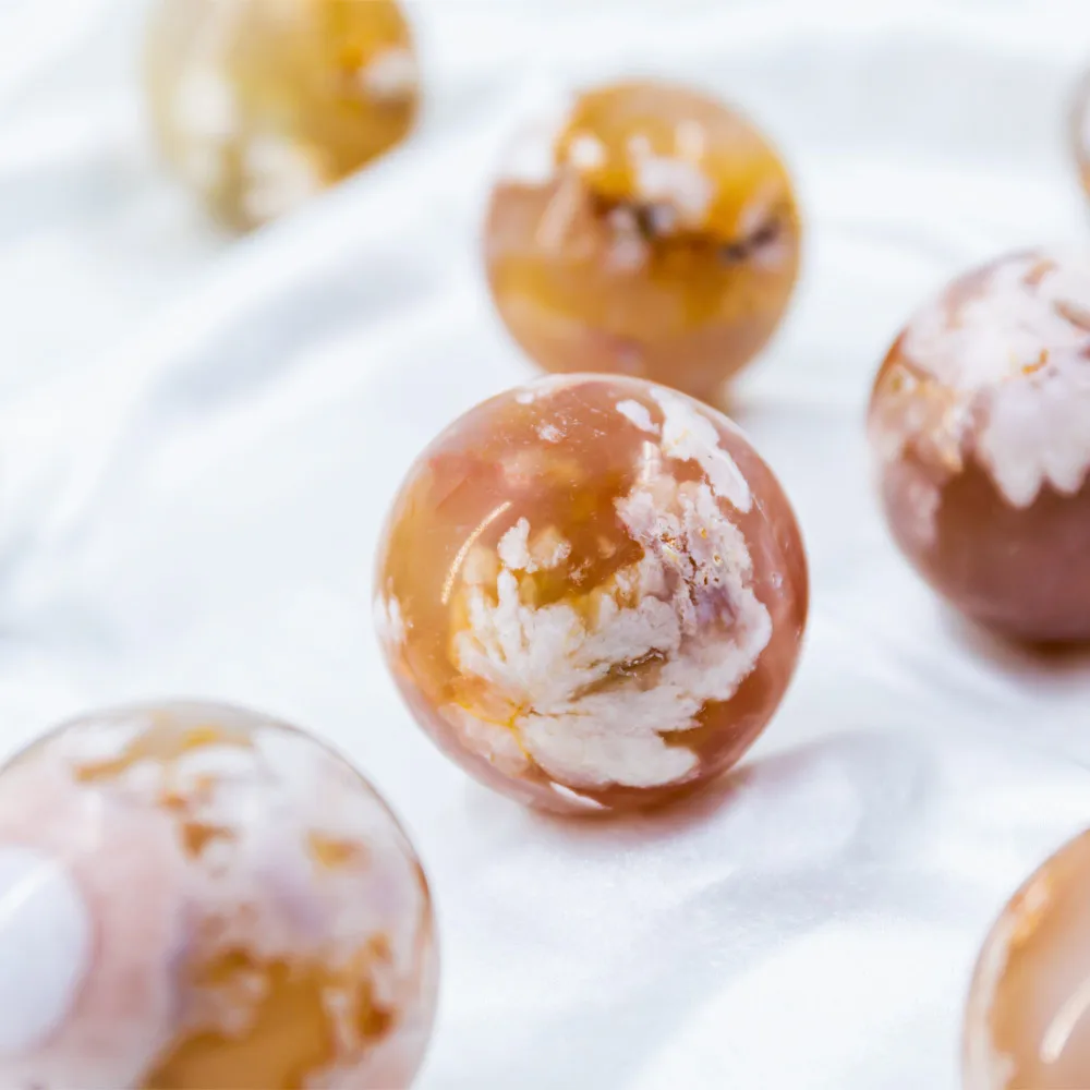 Yinglai factory high quality natural flower agate ball healing stone crystal spheres for wedding souvenirs
Yinglai factory high quality natural flower agate ball healing stone crystal spheres for wedding souvenirs