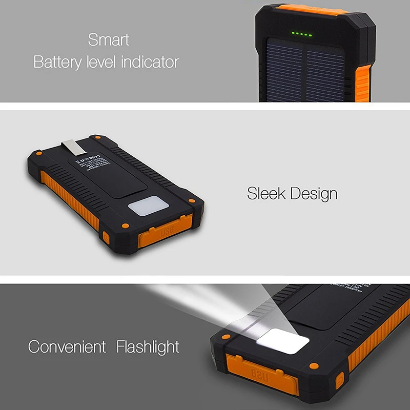 Top Product Waterproof Mobile Phone Solar Charger Factory Cheap Price Solar Power Banks - ANKUX.COM
