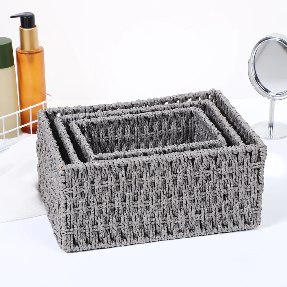 Storage Basket Woven Baskets for Storage Cotton Rope Basket for toysTowel Baskets for Bathroom
Storage Basket Woven Baskets for Storage Cotton Rope Basket for toysTowel Baskets for Bathroom