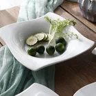 P&T Ware Square shape dinner set High quality bone china dinnerware