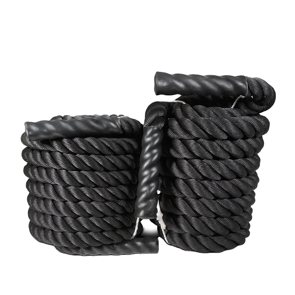 1.5 Inch Polyester Exercise Equipment for Home Gym & Outdoor Workout Battle Rope