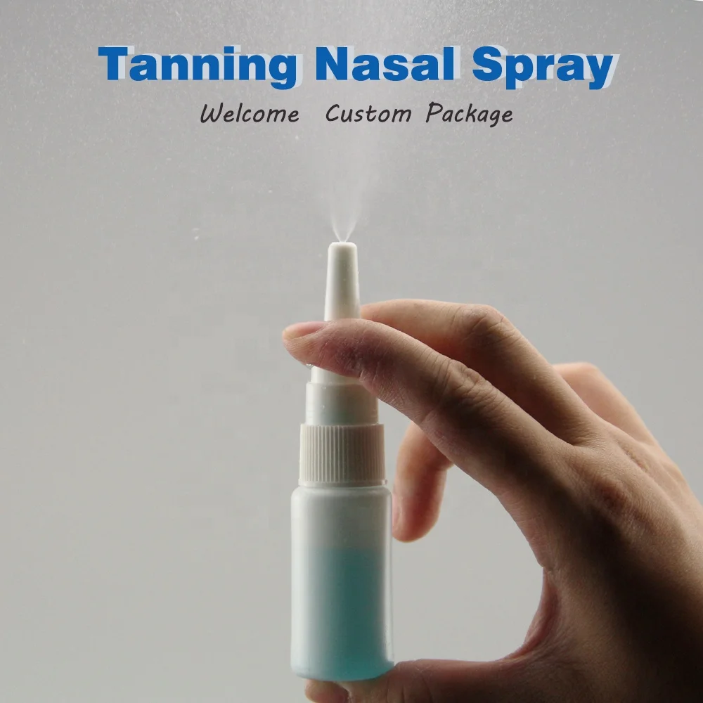 

Custom brand tan nasal bottles for sunless body tanning