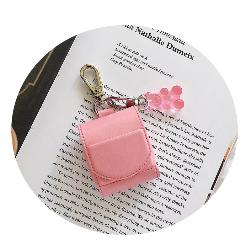 Luxury PU Leather Bags Earphone Cases For Airpods Pro 3 2 1 Case Cover With Bear Keychain
Luxury PU Leather Bags Earphone Cases For Airpods Pro 3 2 1 Case Cover With Bear Keychain