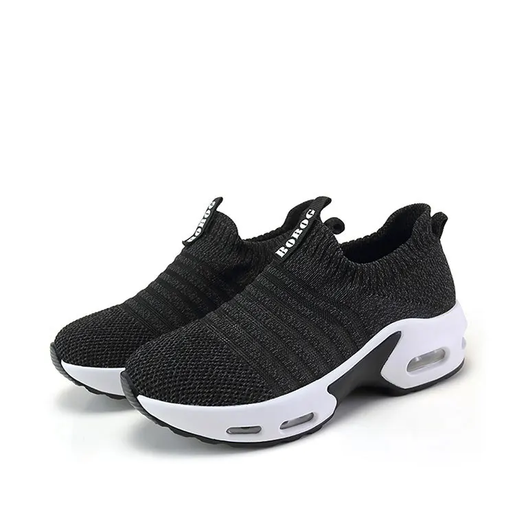 Fashion Large size women's shoes air cushion flying sneakers set feet fashion casual shoes socks shoes, Black/grey/burgundy
Fashion Large size women's shoes air cushion flying sneakers set feet fashion casual shoes socks shoes, Black/grey/burgundy