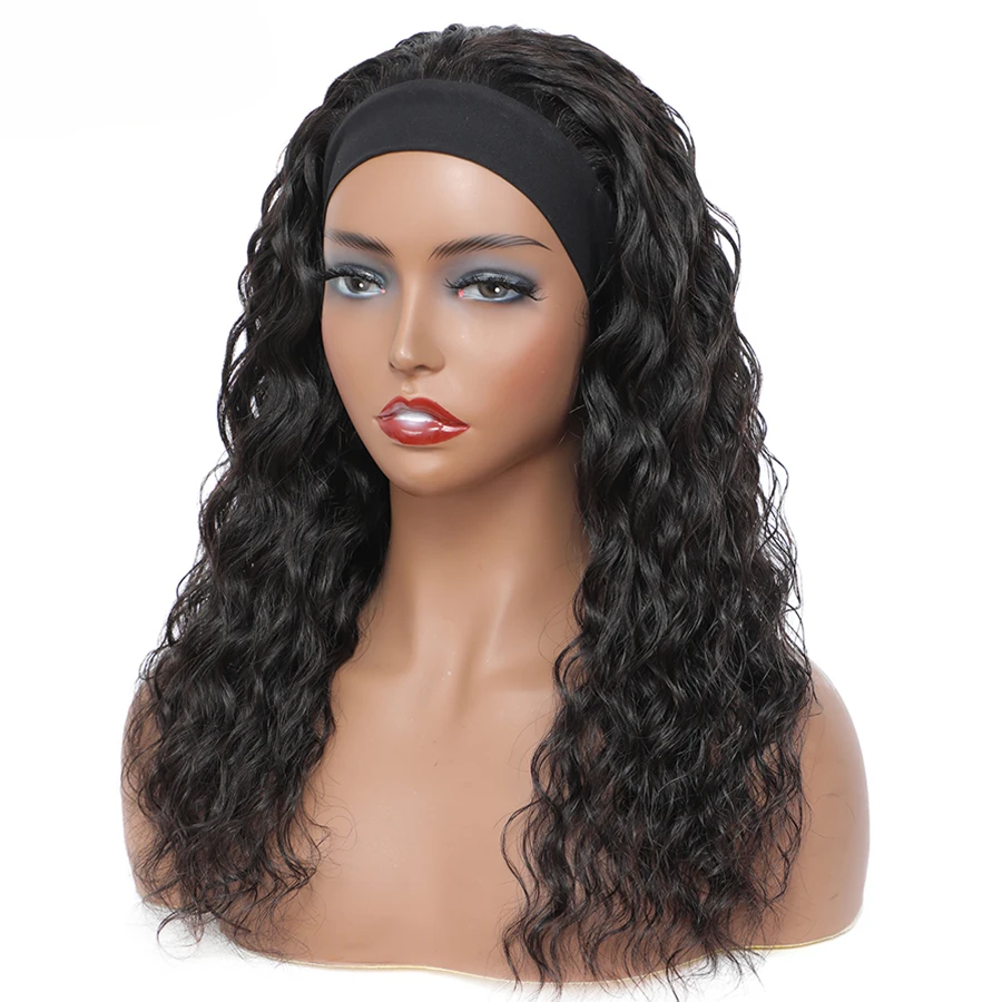 Headband Wig Human Hair Water Wave Full Machine Made Wig For Black Women Cheap Brazilian 10 inches Wig Large Stock, Natural black color human hair wigs
Headband Wig Human Hair Water Wave Full Machine Made Wig For Black Women Cheap Brazilian 10 inches Wig Large Stock, Natural black color human hair wigs