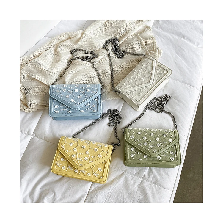 Designer Lace Flowers Shoulder Crossbody Bags Girls Sweet Small PU Handbags Trendy Women Chain Messenger Bags Female Purses Sac
Designer Lace Flowers Shoulder Crossbody Bags Girls Sweet Small PU Handbags Trendy Women Chain Messenger Bags Female Purses Sac