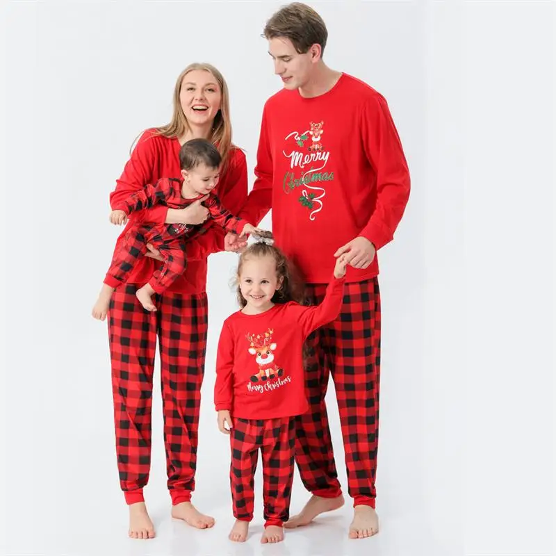 Wholesale Christmas Family Matching Pajamas set deer pattern matching christmas pajamas family Christmas pajamas for family, Customized color adult onesie
Wholesale Christmas Family Matching Pajamas set deer pattern matching christmas pajamas family Christmas pajamas for family, Customized color adult onesie
