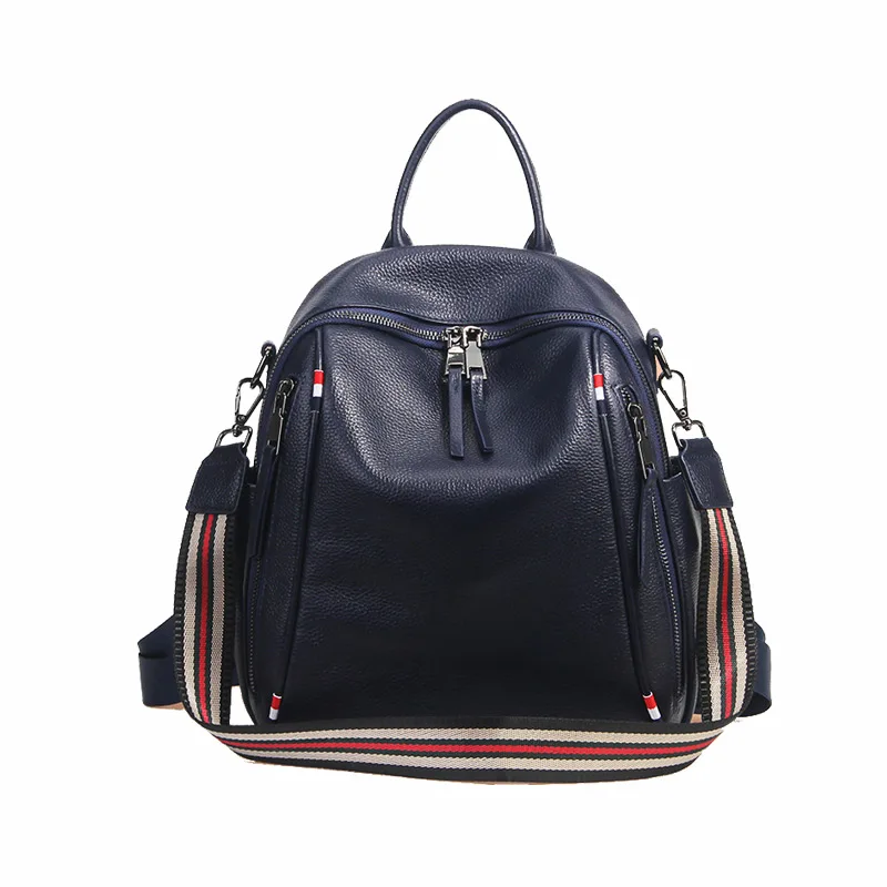 2021 Ladies Genuine Leather Backpack Convert Shoulder Women Vintage School Bags Back pack Women, Black, gray, wine red, blue, coffee
2021 Ladies Genuine Leather Backpack Convert Shoulder Women Vintage School Bags Back pack Women, Black, gray, wine red, blue, coffee