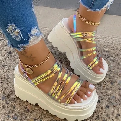 2020 Sandals Summer Thick bottomed shoes Women Sandals casual slippers Waterproof Platform Heels, Colorful
2020 Sandals Summer Thick bottomed shoes Women Sandals casual slippers Waterproof Platform Heels, Colorful
