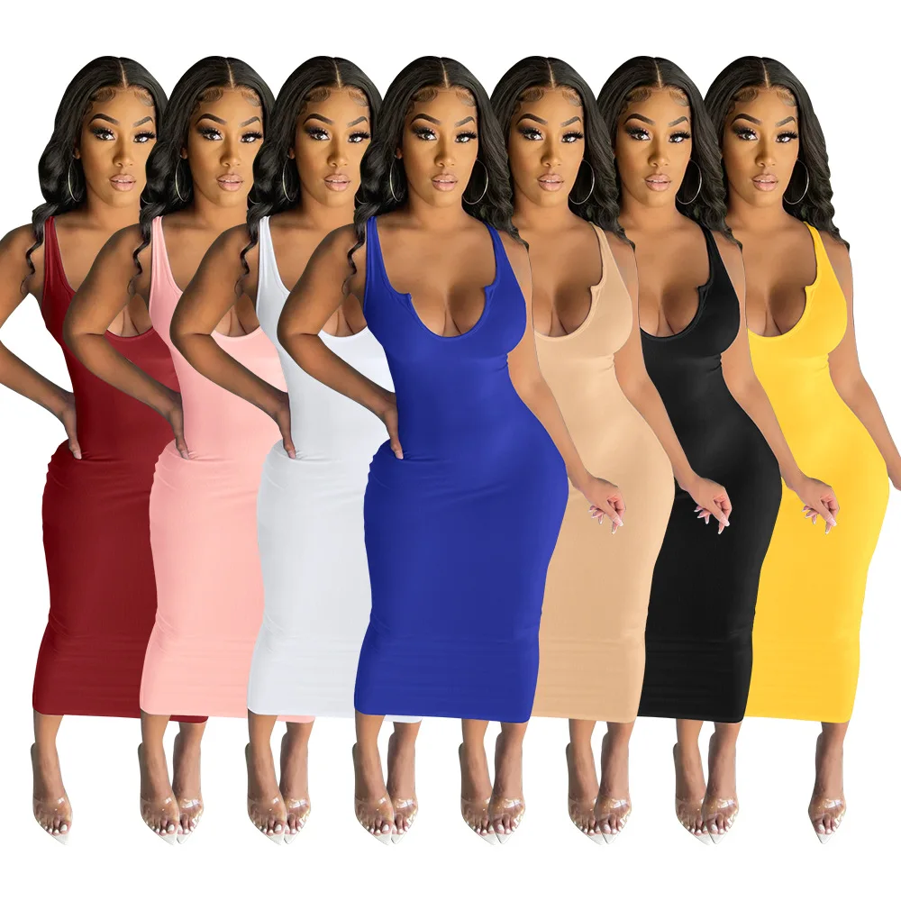 Sexy one piece solid color off shoulder party sleeveless low cut long skirt women clothing dress
Sexy one piece solid color off shoulder party sleeveless low cut long skirt women clothing dress