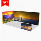 Hot Sale Aluminum Frame Portable Freestanding Double Sided Backlit Pop Up Trade Show Booth For Sale