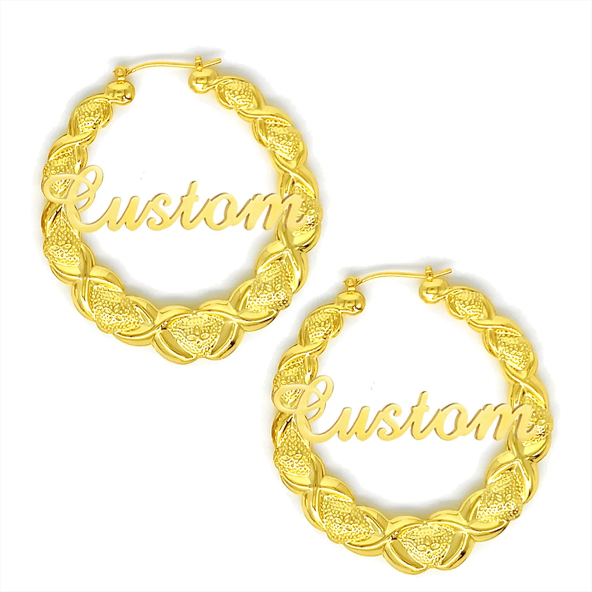 New Cross Border Fashion Custom Stainless Steel Name Xoxo Earrings Custom Name Xoxo Bamboo Earrings
New Cross Border Fashion Custom Stainless Steel Name Xoxo Earrings Custom Name Xoxo Bamboo Earrings