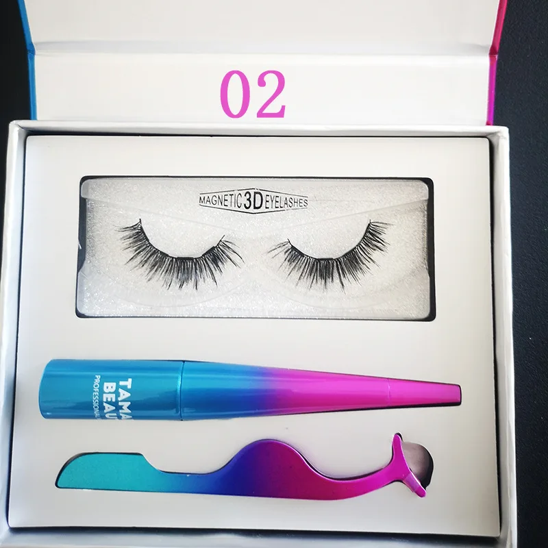 4 Magnets Eyelashes Reusable 3d Magnetic Lashes and Eyeliner Applicator Kit Waterproof Long Lasting Magnetic Eyeliner Eyelash
4 Magnets Eyelashes Reusable 3d Magnetic Lashes and Eyeliner Applicator Kit Waterproof Long Lasting Magnetic Eyeliner Eyelash