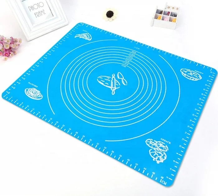 

Eco-friendly High Quality Non-toxic Silicone Knead Dough Mat Silicone Oven Baking Mat, Blue,cofffee,green,orange,pink,purple,rose red,sky blue,yellow