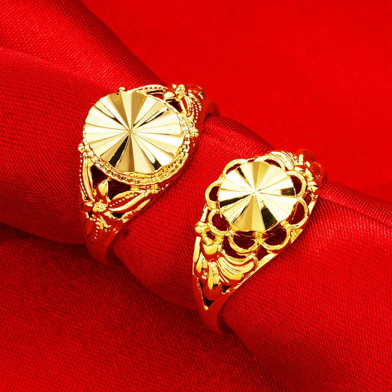 Hot Sale 24k Gold Plated Imitation Jewellery Gold Jewelry 2021 New Design Dubai Women's Fashion Hollow Engraved Flower Rings
Hot Sale 24k Gold Plated Imitation Jewellery Gold Jewelry 2021 New Design Dubai Women's Fashion Hollow Engraved Flower Rings