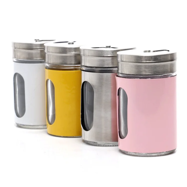 Multi-functional kitchen glass pepper sauce bottles spice container salt and pepper bottle, Clear glass jar
Multi-functional kitchen glass pepper sauce bottles spice container salt and pepper bottle, Clear glass jar