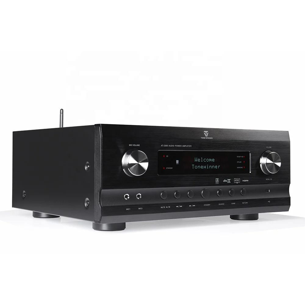 

Free Shipping 7.1.4 hifi AVR dolby atmos 4K HD av receiver home cinema audio system sound stereo karaoke integrated amplifier