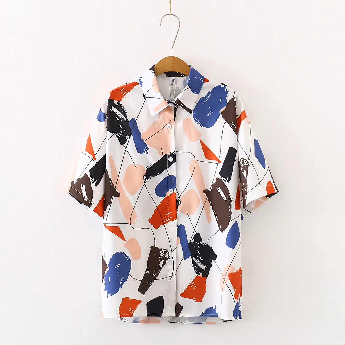 Women's Long Sleeve Simple Fun Printed Fashion Personality Trend Top Retro Printed Long Sleeve Lapel Casual Shirt T06407C, White
Women's Long Sleeve Simple Fun Printed Fashion Personality Trend Top Retro Printed Long Sleeve Lapel Casual Shirt T06407C, White