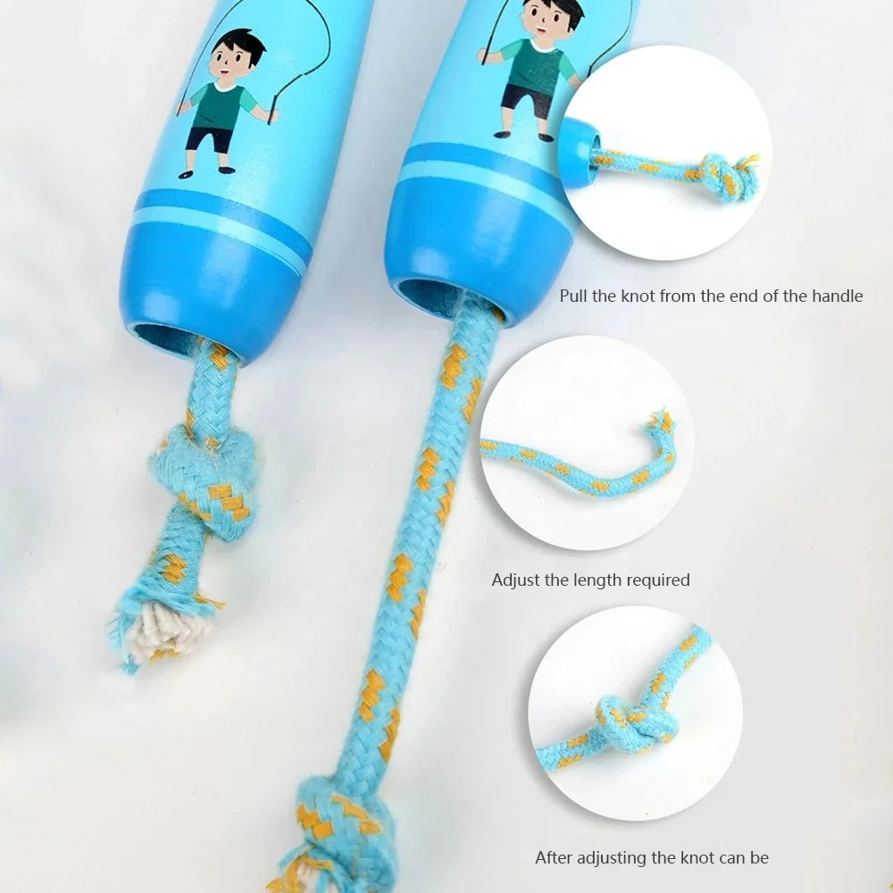3M skipping rope wooden handle cotton skipping rope exercise skipping rope practice children skipping fitness equipment training, Customized color
3M skipping rope wooden handle cotton skipping rope exercise skipping rope practice children skipping fitness equipment training, Customized color