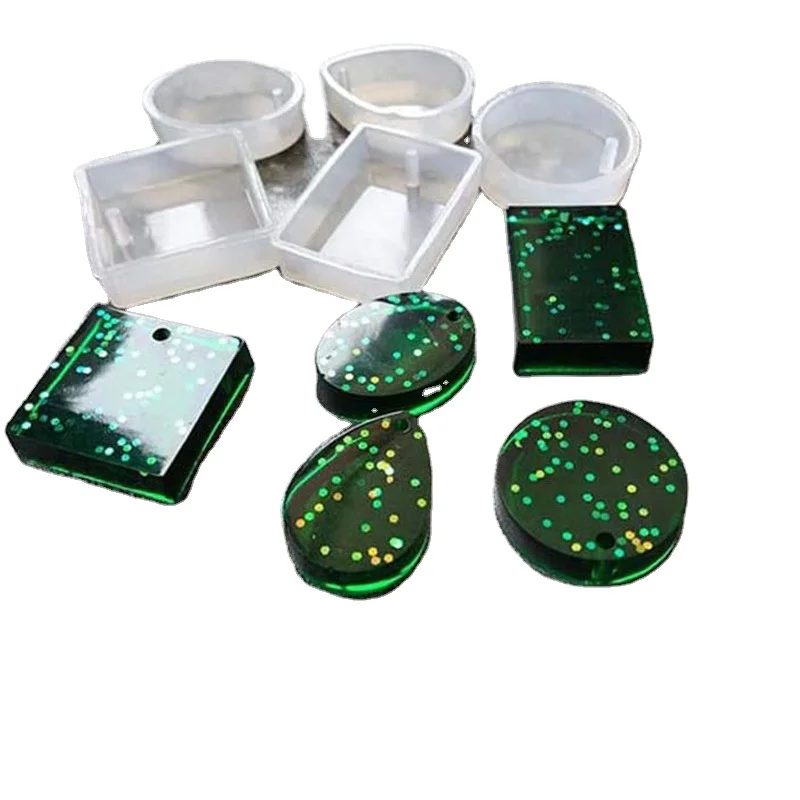 0723 Crystal Epoxy diy silicone round square oval rectangular hole drop necklace pendant resin mold, Transparent
0723 Crystal Epoxy diy silicone round square oval rectangular hole drop necklace pendant resin mold, Transparent