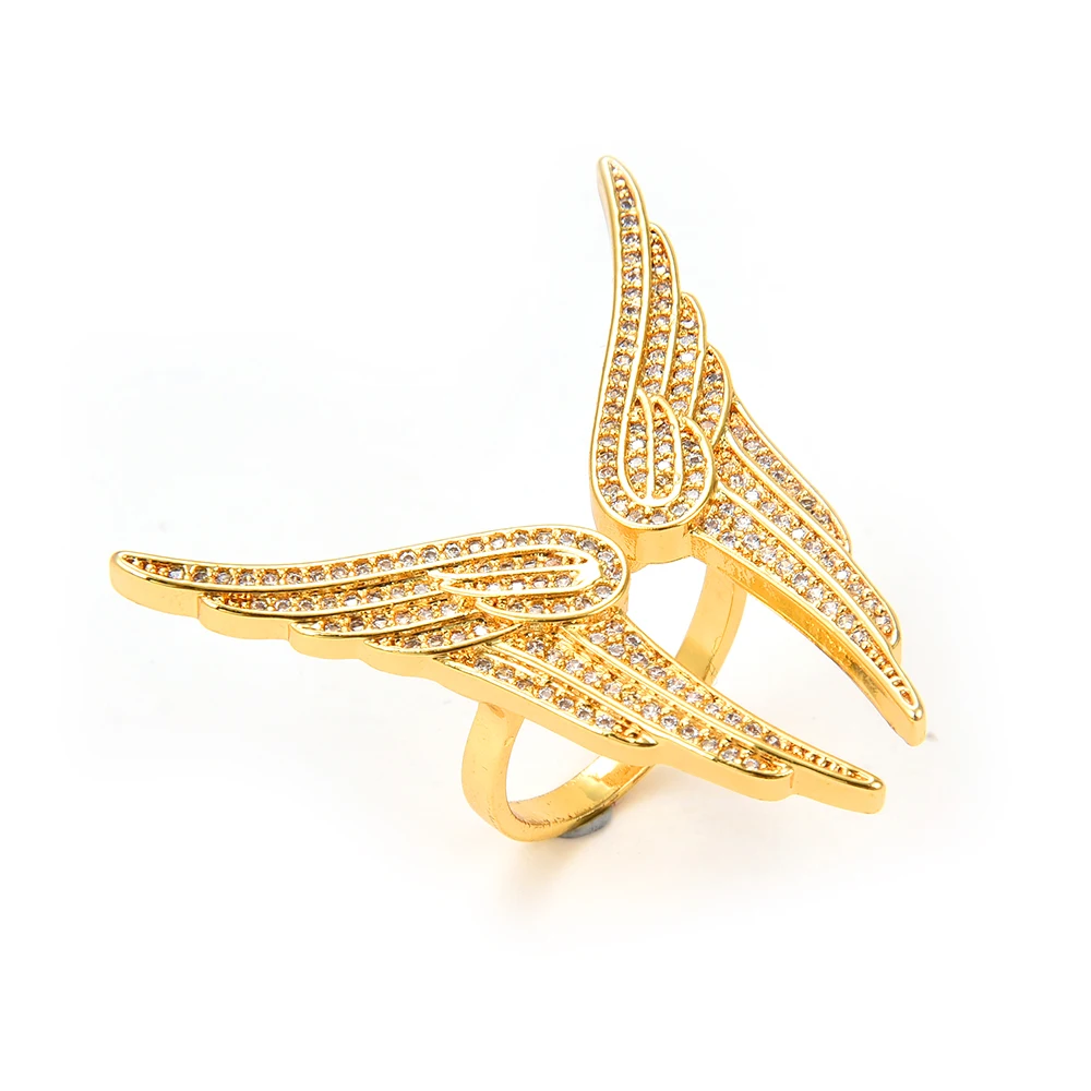 Europe America fashion diamond butterfly jewelry 24k gold plated double crown opening adjustable copper rings
Europe America fashion diamond butterfly jewelry 24k gold plated double crown opening adjustable copper rings