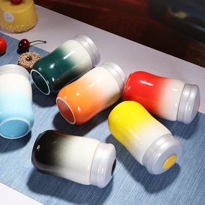 Ceramic color glaze gradient single layer bright surface insulated mug gift set custom logo, As the picture show
Ceramic color glaze gradient single layer bright surface insulated mug gift set custom logo, As the picture show